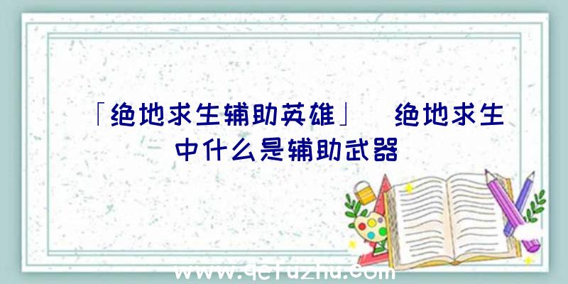 「绝地求生辅助英雄」|绝地求生中什么是辅助武器